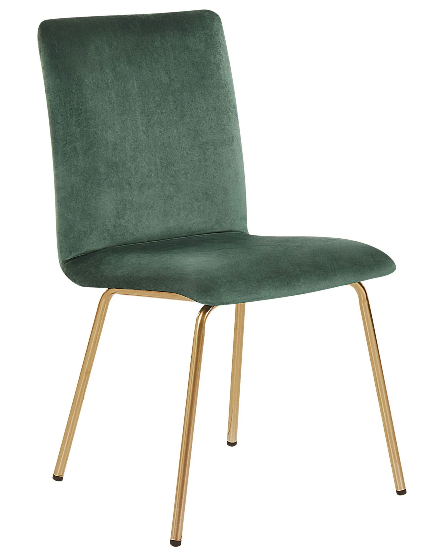 Set Of 2 Velvet Dining Chairs Emerald Green RUBIO - Image 4