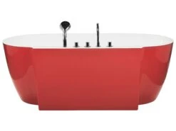 Freestanding Bath 1700 X 800 Mm Red ROTSO -Furniture Store undef src sa picid 811195 type whitesh image