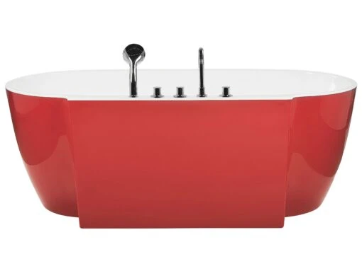 Freestanding Bath 1700 X 800 Mm Red ROTSO - Image 4