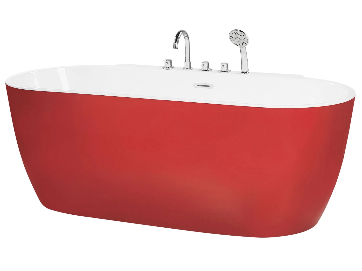 Freestanding Bath 1700 X 800 Mm Red ROTSO - Image 5