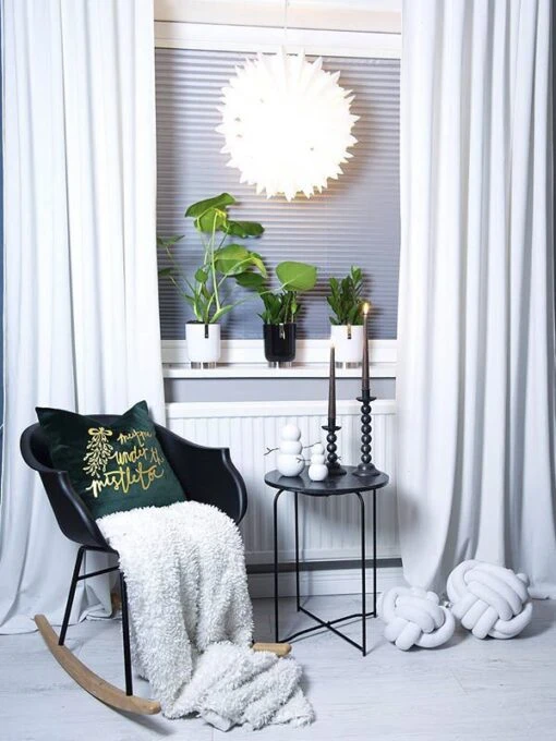 Rocking Chair Black HARMONY - Image 9