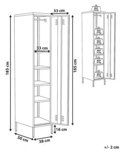 Metal Storage Cabinet Black FROME -Furniture Store undef src sa picid 811964 type whitesh image