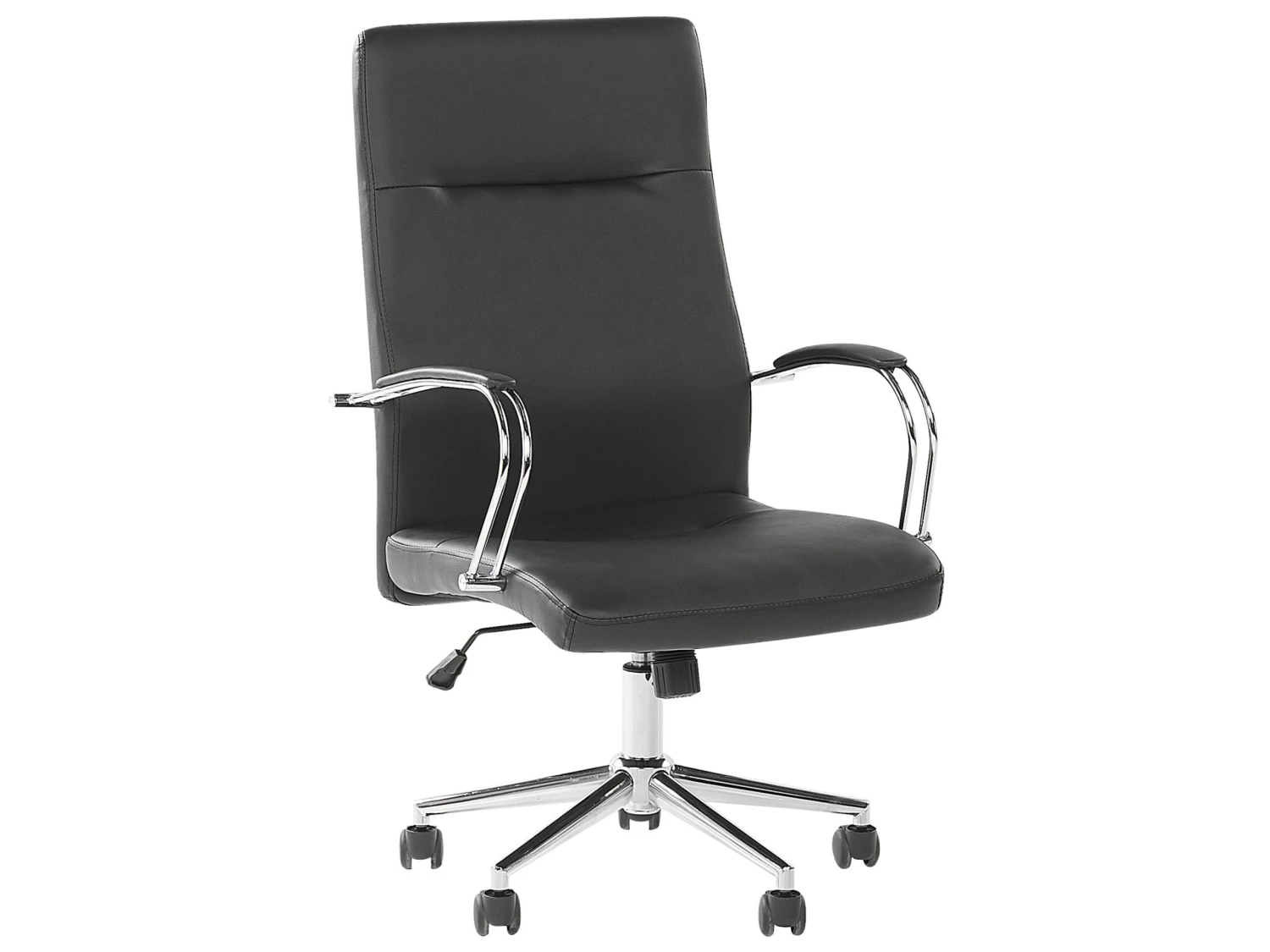 Faux Leather Office Chair Black OSCAR - Image 3