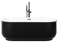 Freestanding Bath 1700 X 800 Mm Black PINEL -Furniture Store undef src sa picid 812578 type whitesh image