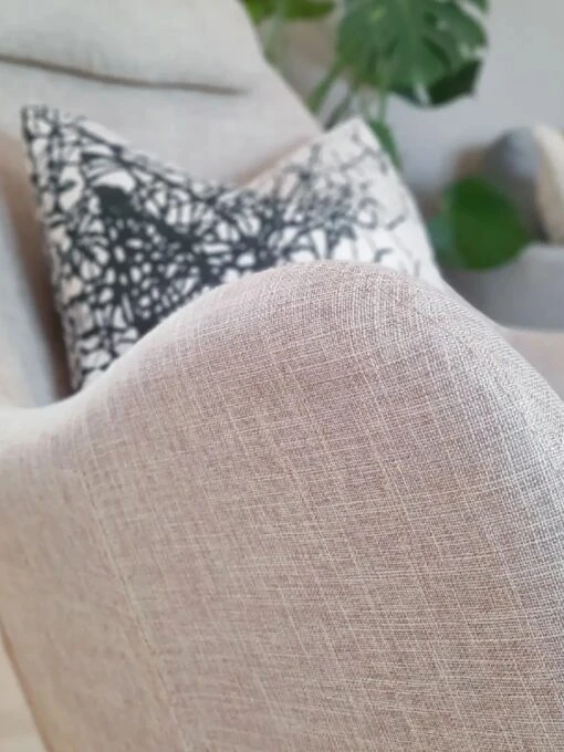 Fabric Rocking Chair Light Beige ARRIE - Image 4