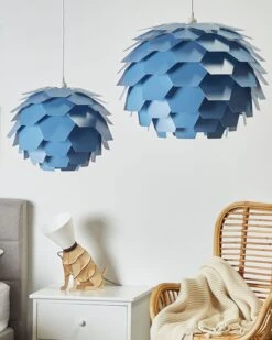 Pendant Lamp Blue SEGRE Small -Furniture Store undef src sa picid 814032 type whitesh image
