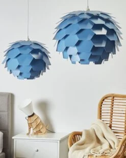 Pendant Lamp Blue SEGRE -Furniture Store undef src sa picid 814033 type whitesh image