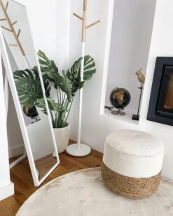 Coat Stand Brown And White AUBUM -Furniture Store undef src sa picid 814272 type whitesh image