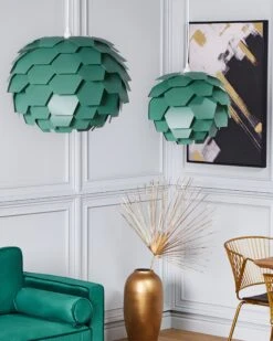 Pendant Lamp Green SEGRE Small -Furniture Store undef src sa picid 814347 type whitesh image