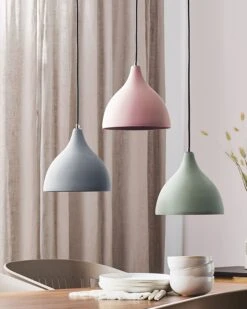 Concrete Pendant Lamp Grey LAMBRO -Furniture Store undef src sa picid 815328 type whitesh image