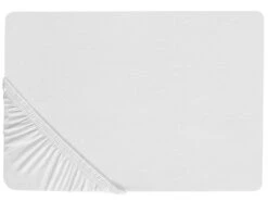 Cotton Fitted Sheet White HOFUF Various Sizes