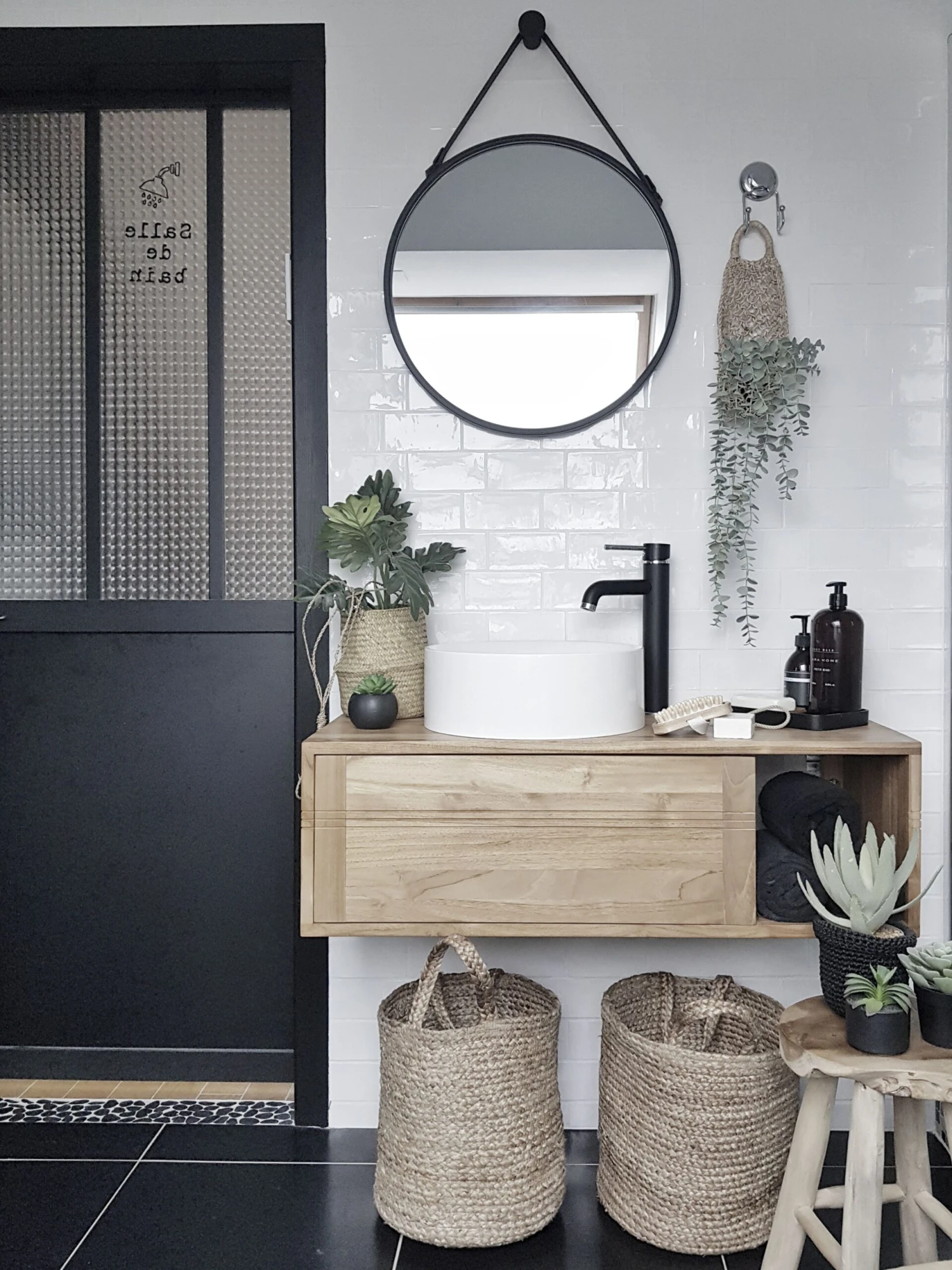 Set Of 2 Jute Baskets Sand Beige KAELLA - Image 9