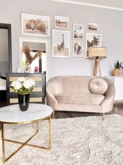 Coffee Table Marble Effect White With Gold QUINCY -Furniture Store undef src sa picid 817595 type whitesh image