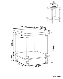 Side Table Dark Wood VERIL -Furniture Store undef src sa picid 817824 type whitesh image