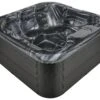 Square Hot Tub With LED Grey LASTARRIA -Furniture Store undef src sa picid 818648 type whitesh image