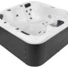Square Hot Tub With LED White LASTARRIA -Furniture Store undef src sa picid 818674 type whitesh image
