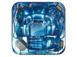 Square Hot Tub With LED Blue TULAROSA -Furniture Store undef src sa picid 818703 type whitesh image