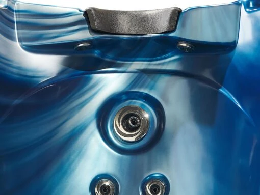 Square Hot Tub With LED Blue TULAROSA - Image 10