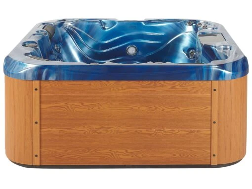 Square Hot Tub With LED Blue LASTARRIA - Image 7