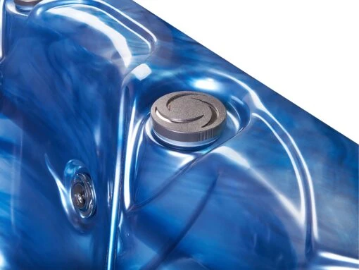 Square Hot Tub With LED Blue LASTARRIA - Image 8