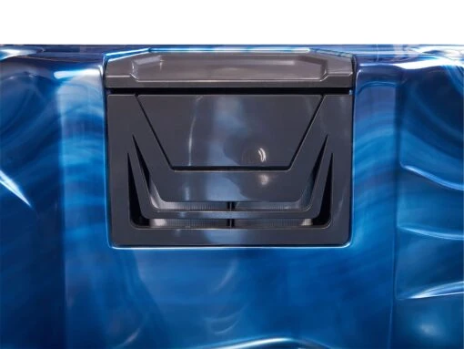 Square Hot Tub With LED Blue LASTARRIA - Image 9