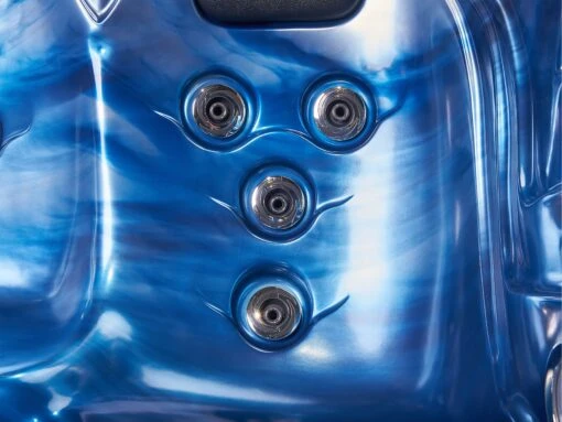 Square Hot Tub With LED Blue LASTARRIA - Image 10
