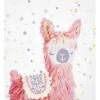 Llama Canvas Wall Art 60 X 80 Cm Pink And White AFASSA -Furniture Store undef src sa picid 819665 type whitesh image