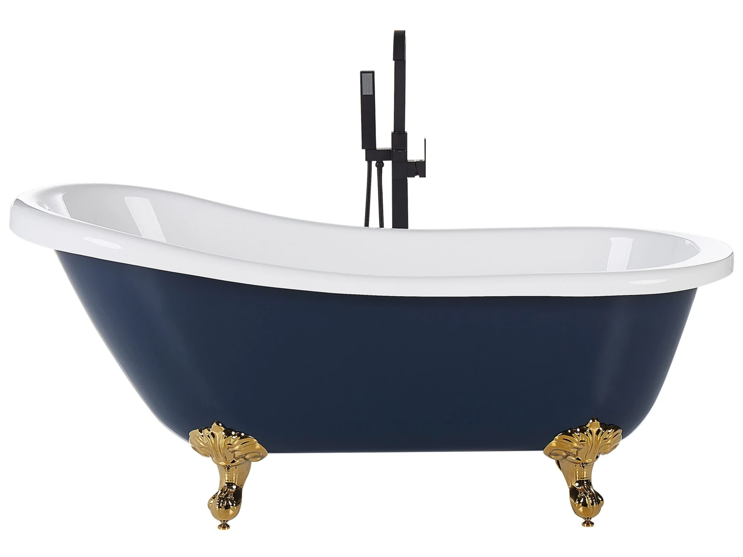 Freestanding Bath Blue And Gold CAYMAN Various Sizes - Image 3