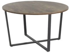 Coffee Table Dark Wood With Black ORICK