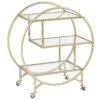 Metal Drinks Trolley Gold With Glass Top COLTON -Furniture Store undef src sa picid 821275 type whitesh image