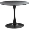 Round Dining Table ⌀ 90 Cm Marble Effect Black BOCA -Furniture Store undef src sa picid 821596 type whitesh image