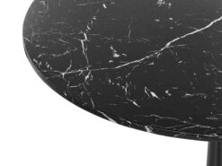 Round Dining Table ⌀ 90 Cm Marble Effect Black BOCA -Furniture Store undef src sa picid 821597 type whitesh image