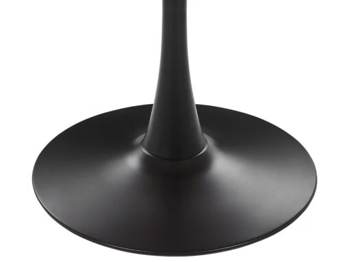 Round Dining Table ⌀ 90 Cm Marble Effect Black BOCA - Image 4