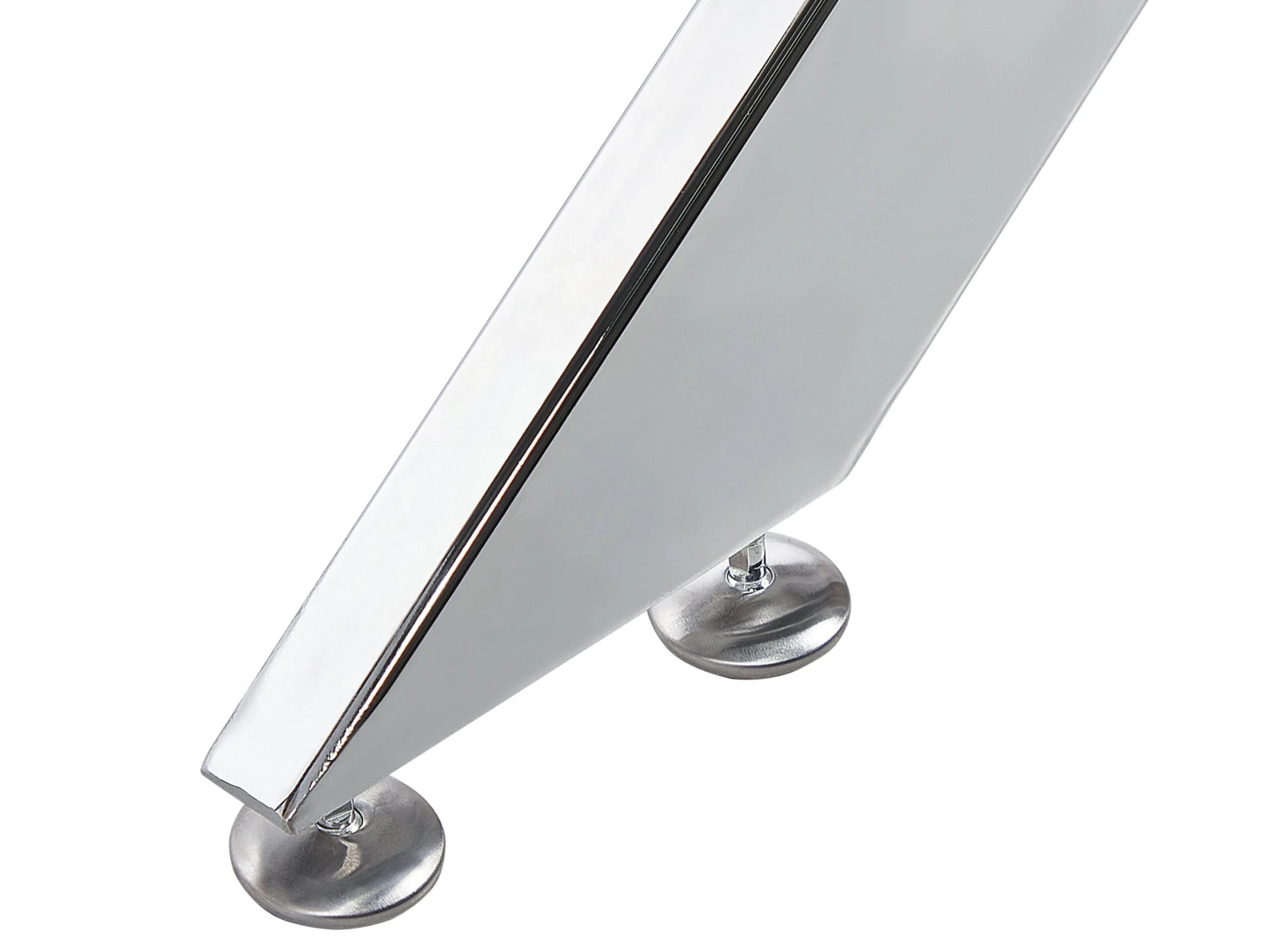 Glass Top Dining Table 120 X 70 Cm Silver MARAMO - Image 5