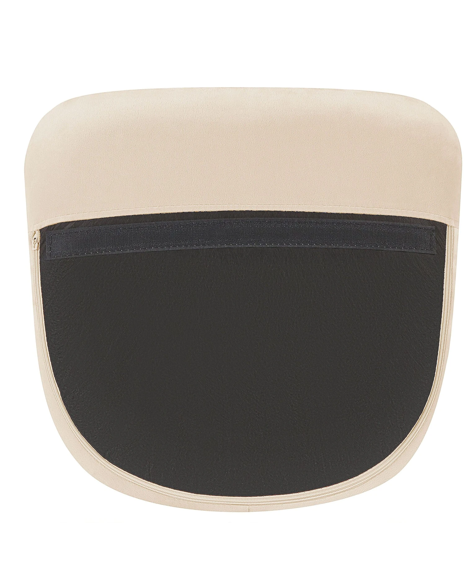 Velvet Rocking Chair Beige ELLAN - Image 8