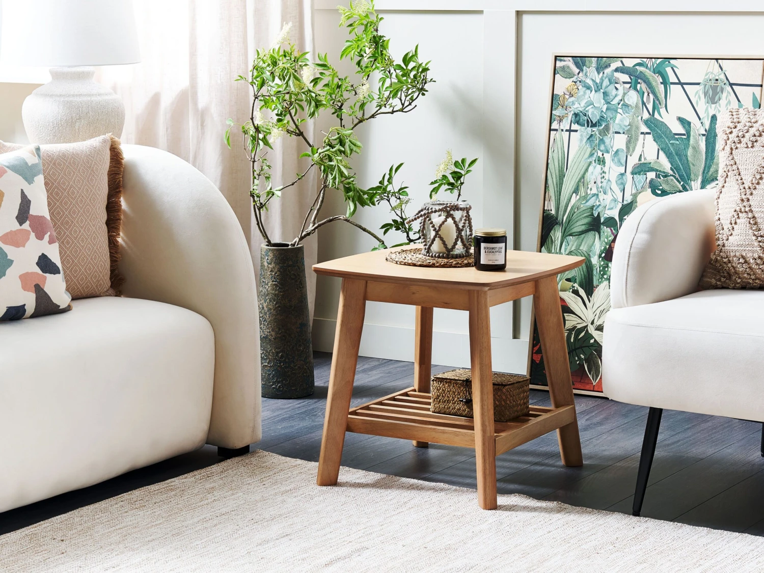 Side Table Light Wood TULARE - Image 2