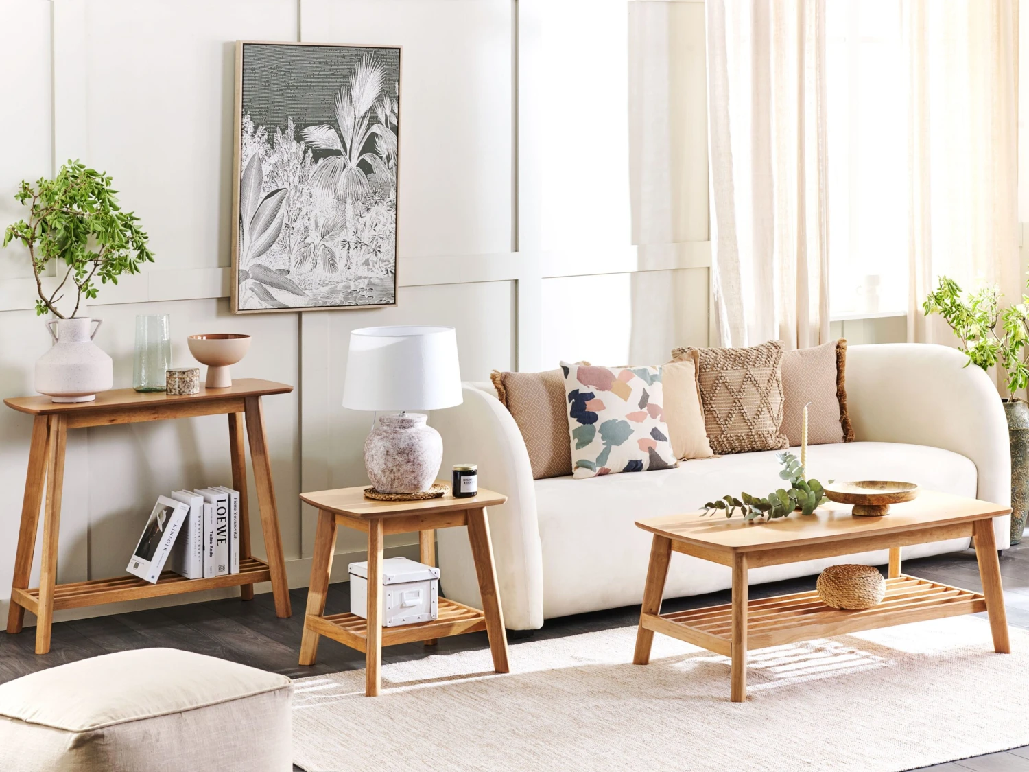 Side Table Light Wood TULARE - Image 7