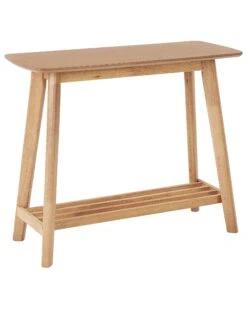 Console Table Light Wood TULARE
