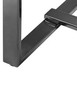 Glass Top Console Table Marble Effect White With Silver PLANO -Furniture Store undef src sa picid 823499 type whitesh image