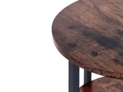 Side Table Dark Wood With Black TOLAR -Furniture Store undef src sa picid 824246 type whitesh image