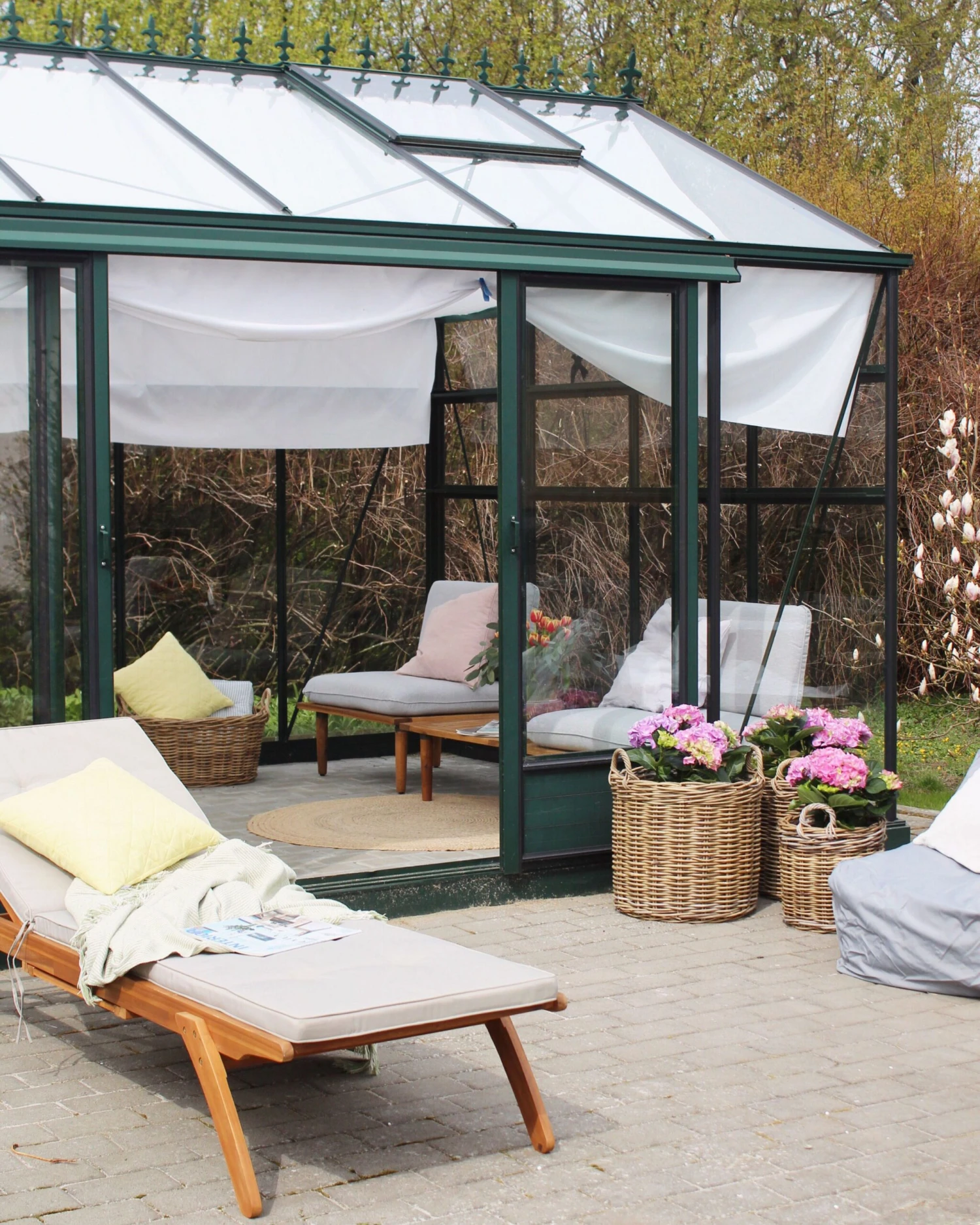 Bean Bag Chair Grey SIESTA - Image 3