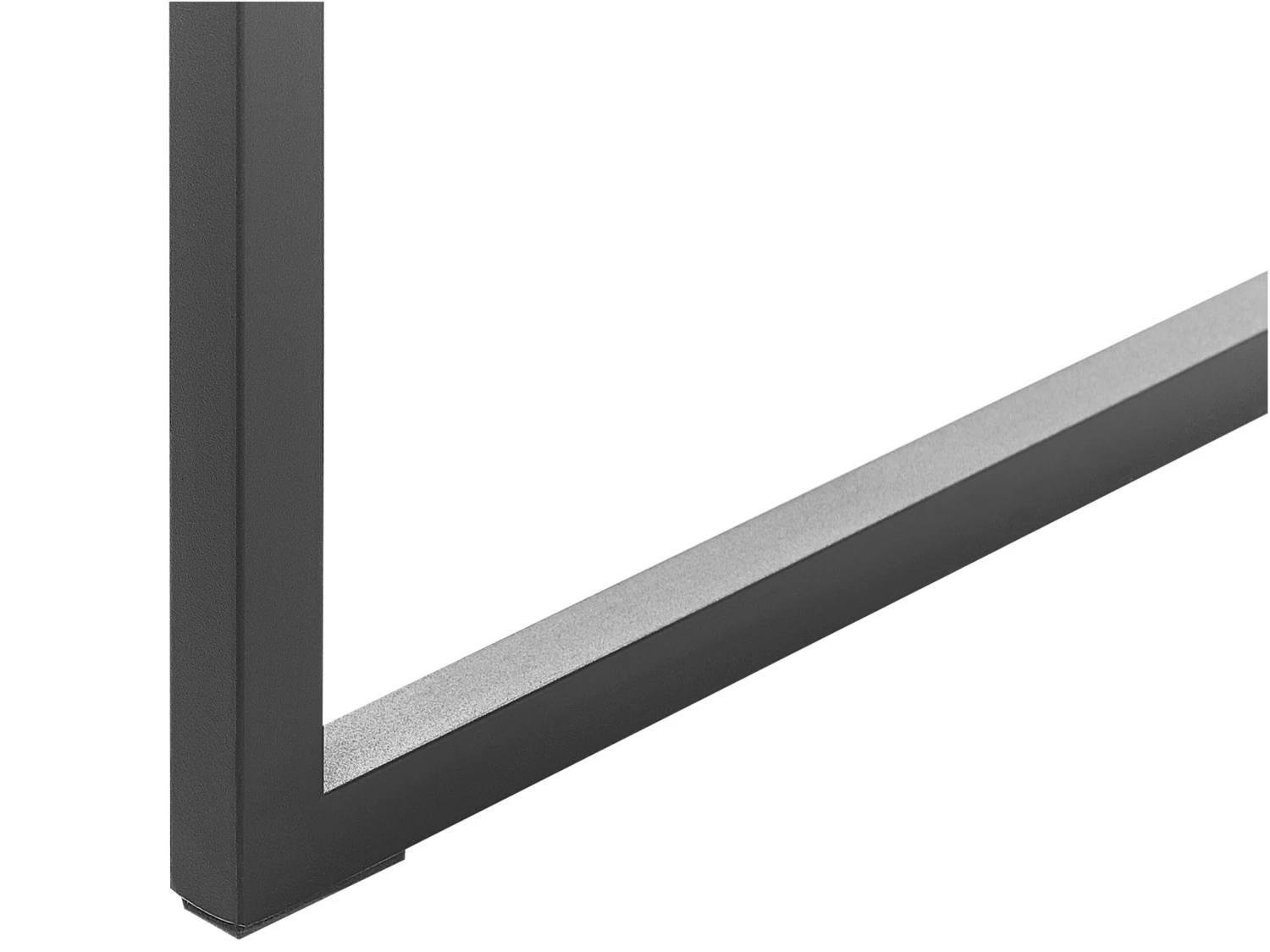 Home Office Desk With Shelf 120 X 59 Cm Light Wood With Black GORUS - Image 5