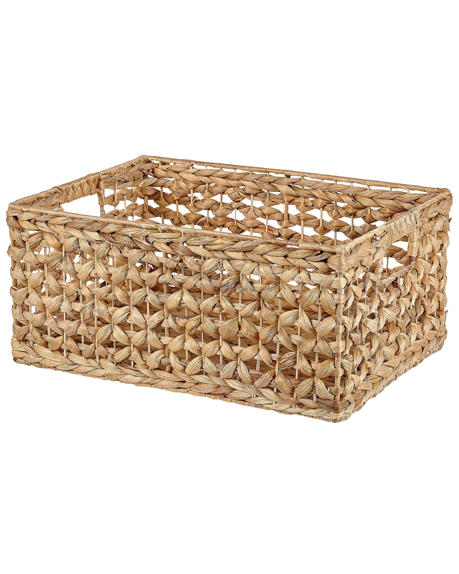 Set Of 3 Water Hyacinth Baskets Natural MINNOW - Image 5