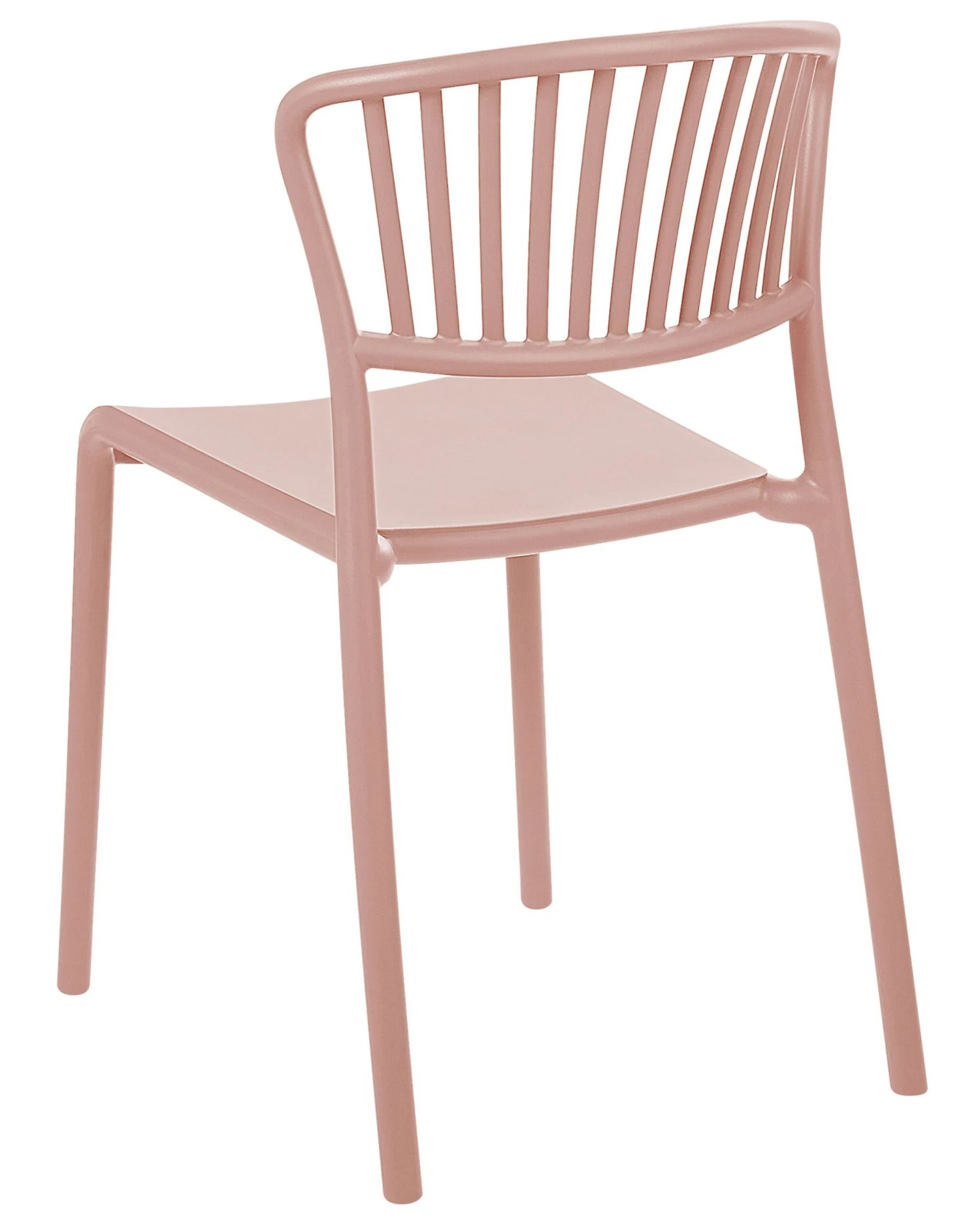 Set Of 4 Plastic Dining Chairs Pink GELA - Image 6