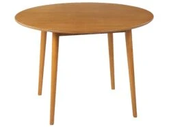 Round Dining Table ⌀ 110 Cm Light Wood RADAN