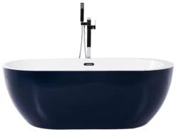 Freestanding Bath 1700 X 800 Mm Navy Blue NEVIS -Furniture Store undef src sa picid 828293 type whitesh image