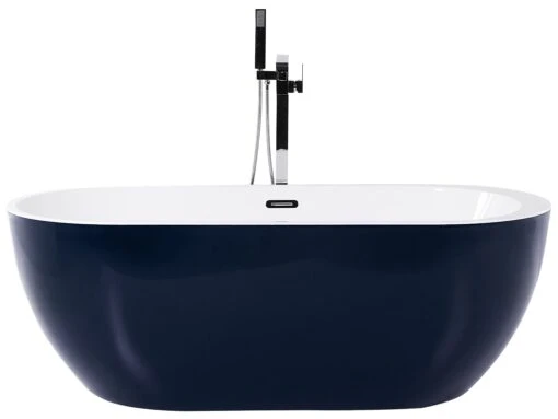 Freestanding Bath 1700 X 800 Mm Navy Blue NEVIS - Image 3