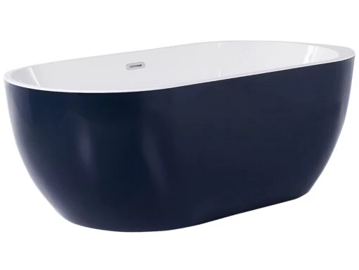 Freestanding Bath 1700 X 800 Mm Navy Blue NEVIS - Image 4