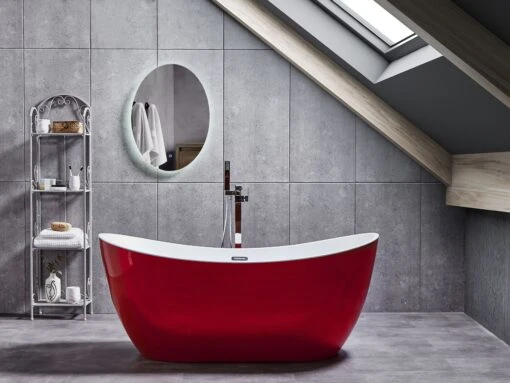 Freestanding Bath Red ANTIGUA Various Sizes - Image 2