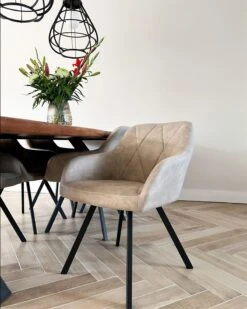 Set Of 2 Fabric Dining Chairs Beige MONEE -Furniture Store undef src sa picid 829579 type whitesh image